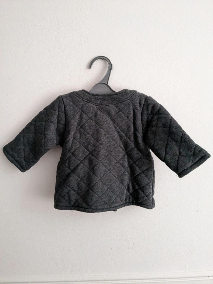 Veste grise tape à l'oeil 6 mois - photo numéro 4