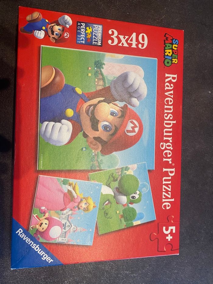Puzzle x3 Mario 5 ans