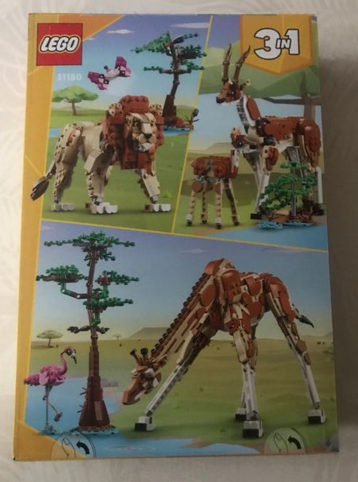LEGO 31150 Creator 3en1 Les Animaux Sauvages du Safari - photo numéro 2