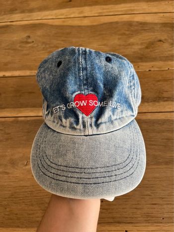 Casquette en jean Zara
