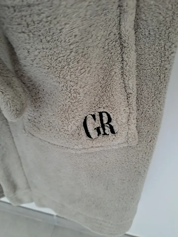 Robe de chambre polaire Georges Rech - Synonyme - Taille S/M - Col Kimono - photo numéro 3