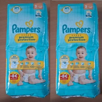 Couches Pampers Premium Protection Taille 3