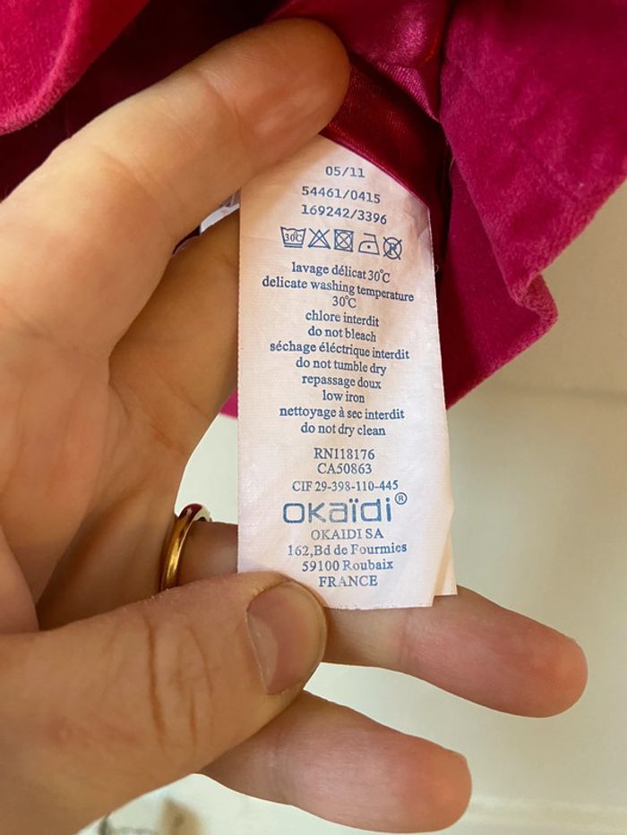 Mini jupe velours fuschia Okaïdi 14 ans - photo numéro 11