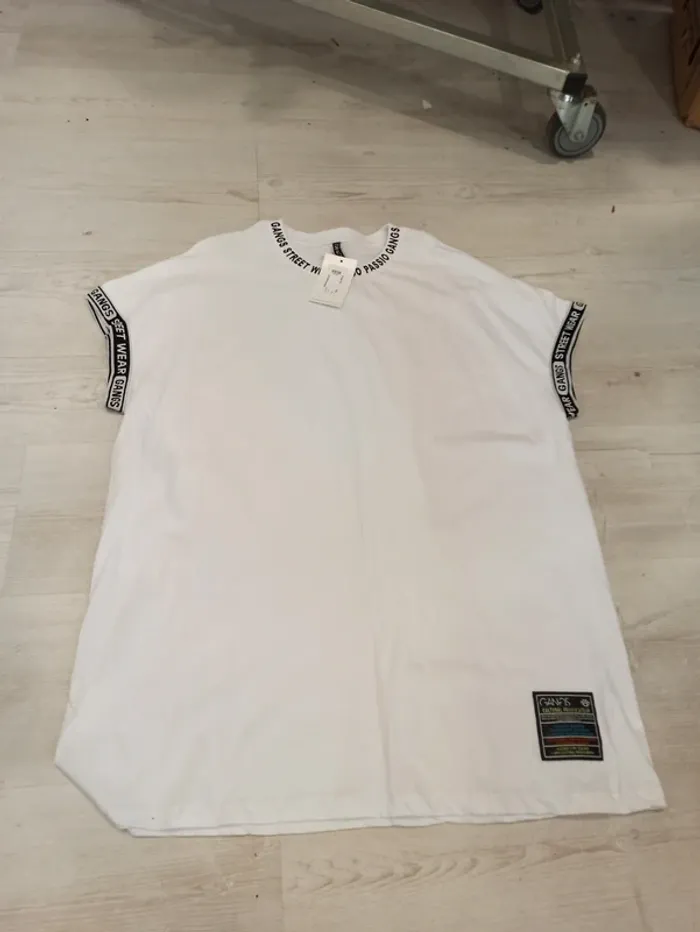 Tee shirt blanc uni homme xxl