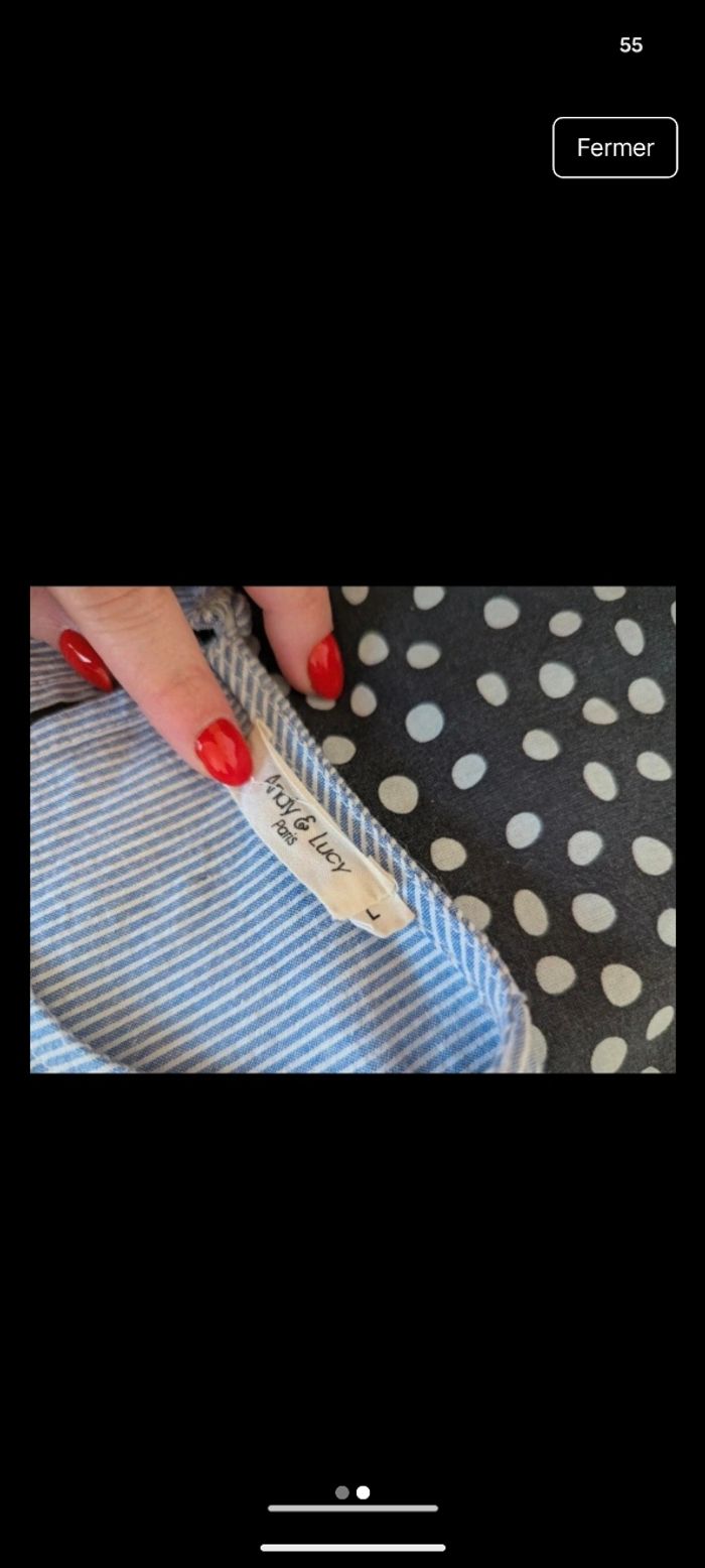 Blouse rayée - photo numéro 2