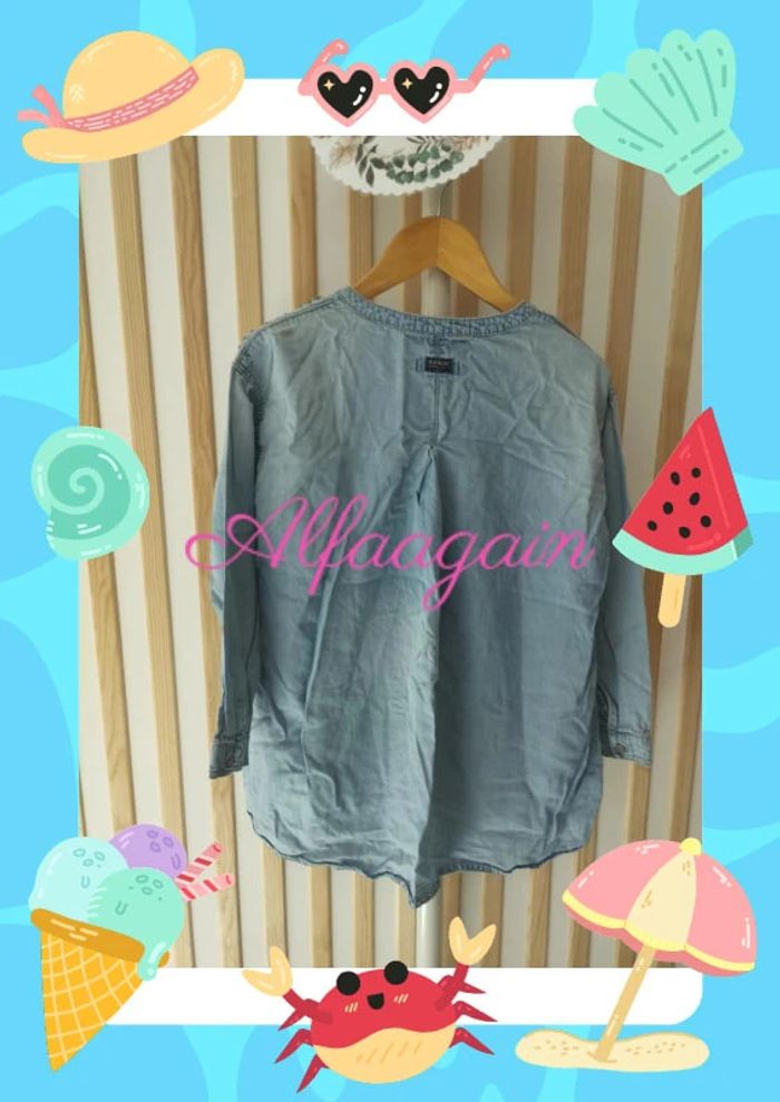 Chemise longue jean 8ans catimini jungle dream - photo numéro 8