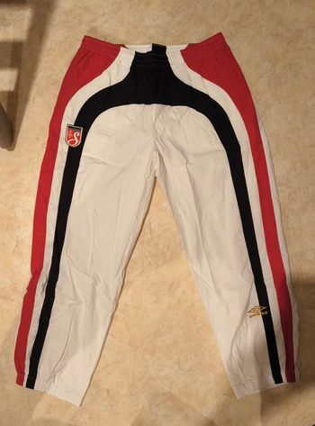 Pantalon de survêtement Supreme x Umbro - Blanc/Rouge/Noir