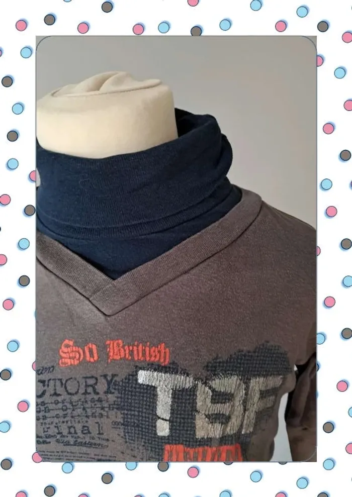 Tshirt col roulé 5 ans - photo numéro 4