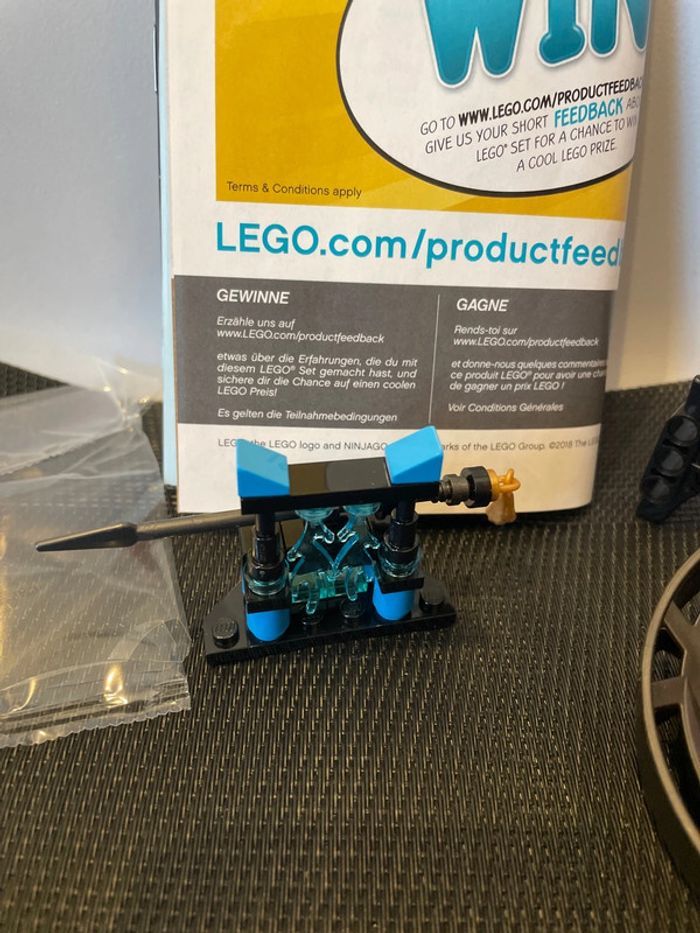 Lego ninjago 70634 mini figurine Nya spinjitzu master toupie non vérifié avec boîte et notice - photo numéro 10