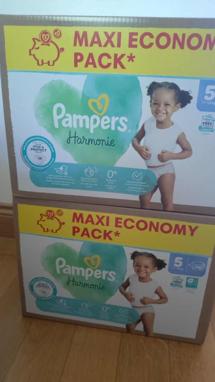 Couches Pampers harmonie taille 5