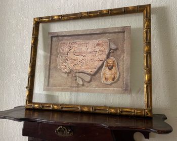 Cadre décoratif Représentant une Lithogravure  égyptienne