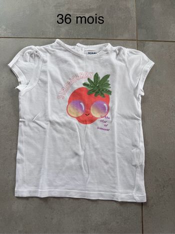 Tee shirt 36 mois kiabi