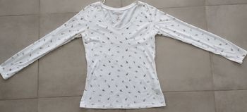 Tee-shirt manches longues femme Camaïeu (taille S) en bon état