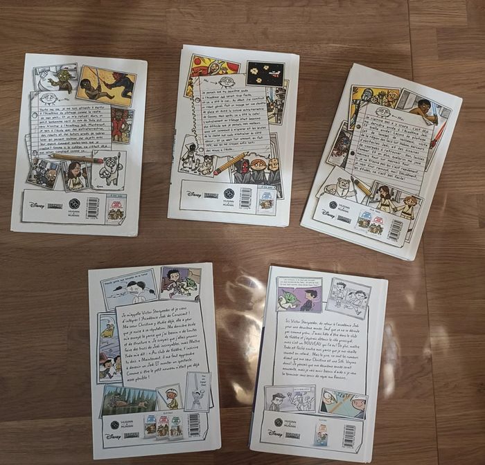 Lot de 5 BD Star Wars l'académie Jedi - photo numéro 3