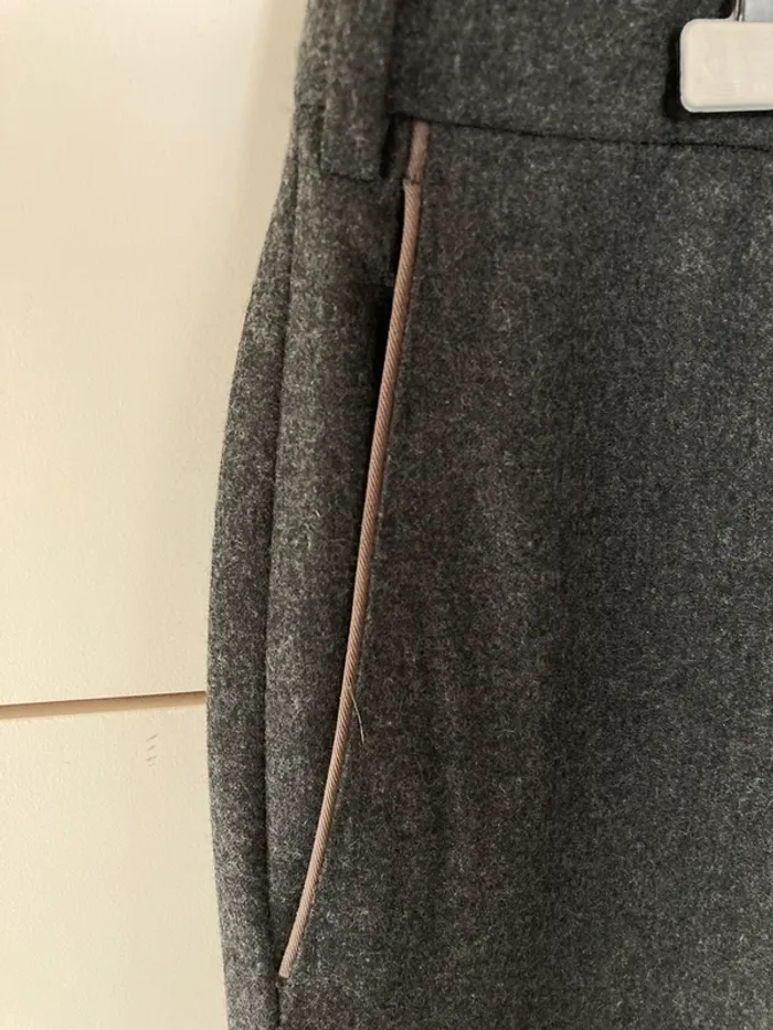 Superbe pantalon gris 100% laine || Ermenegildo Zegna - photo numéro 4