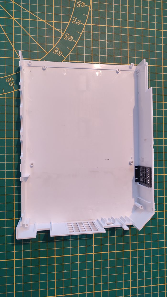 Plasturgie coque inférieure pièce détachée console de jeux Nintendo Wii RVL-001 EUR #D58 - photo numéro 2