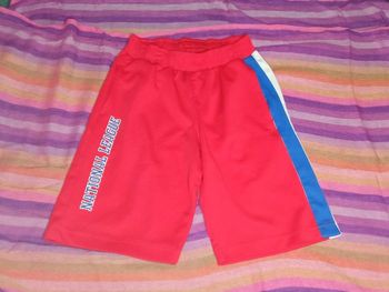 Short Long Foot Rouge 5 ans