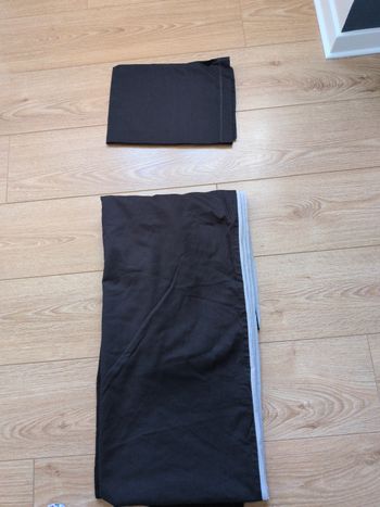 Housse de couette 1 personne,réversible 