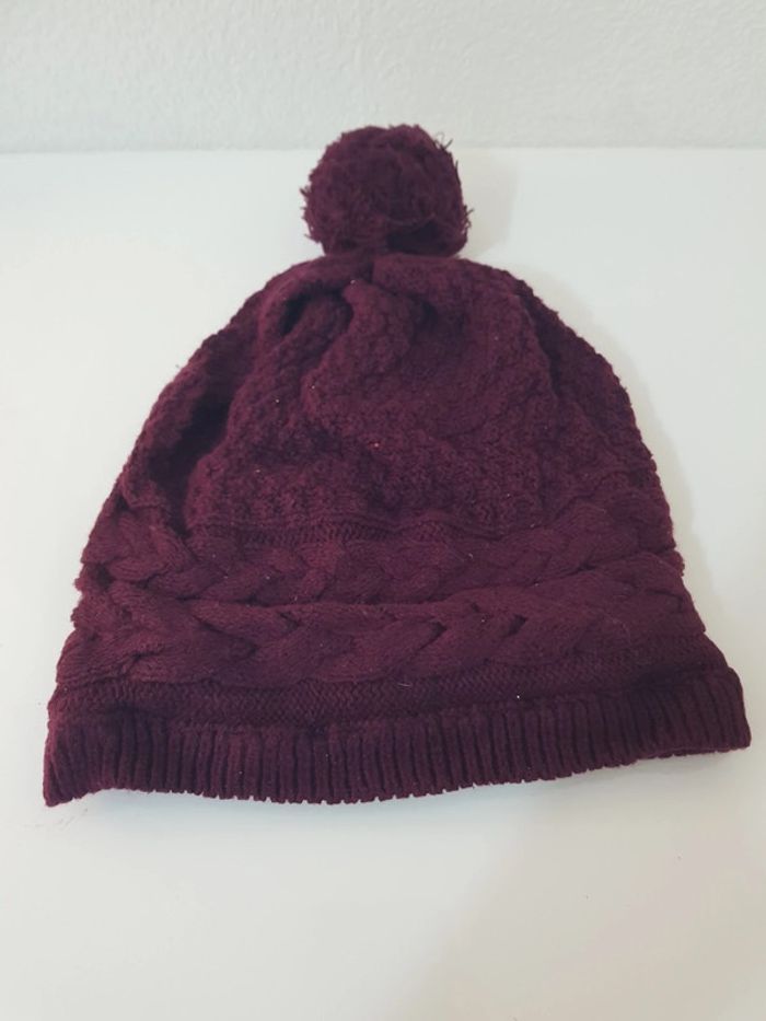 Bonnet mauve 6-12 mois - photo numéro 2