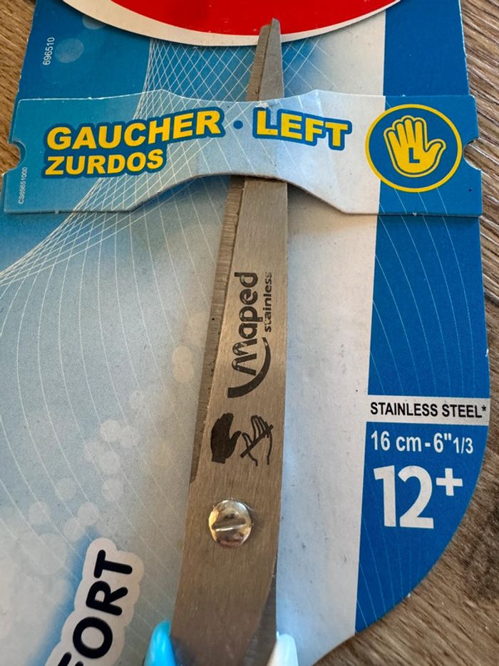 Ciseaux pour gaucher Maped 16 cm Sensoft 3D - photo numéro 8