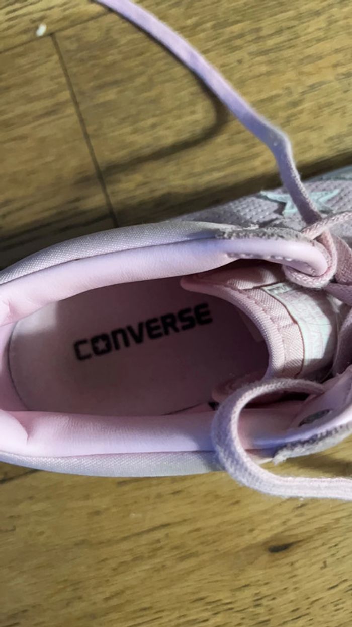 Sneakers Converse rose - photo numéro 4