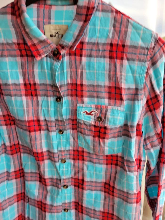Chemise à carreau hollister - photo numéro 2