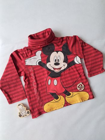 Tee-shirt manche longue col roulé taille 2/3ans 