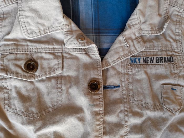 Veste jean beige - photo numéro 2