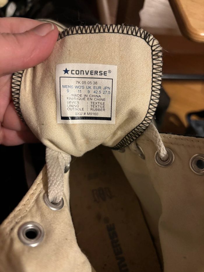 Converses noires taille 42,5 - photo numéro 6