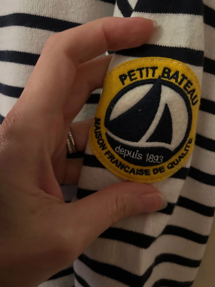 Gilet zippé marin 10 ans - Petit Bateau - photo numéro 2