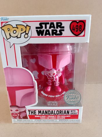 figurine neuve funko pop special edition star wars 498 the mandalorian with grogu