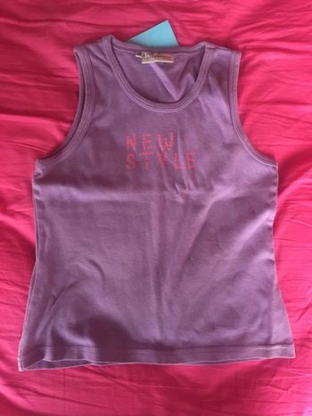 debardeur fille violet 14 ans