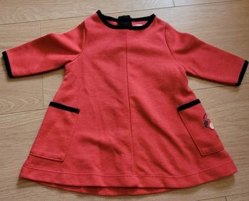 Robe rouge "Brioche" 3M