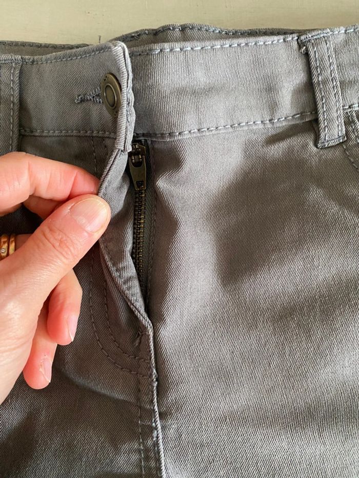 Short La Halle gris taille 34 - photo numéro 5