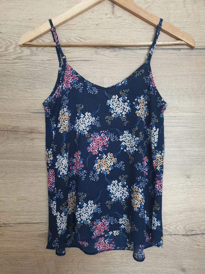 Top blouse fleurie atmosphère