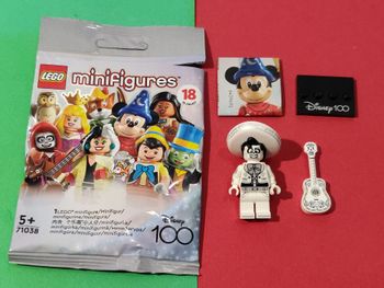 Minifig Lego Coco - Ernesto de la Cruz - Disney 100 ans - Parfait État - avec sachet - Lego Original
