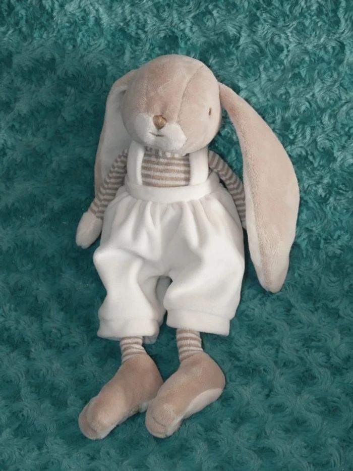 Doudou lapin Lucian blanc beige Bukowski 🐰tbe
