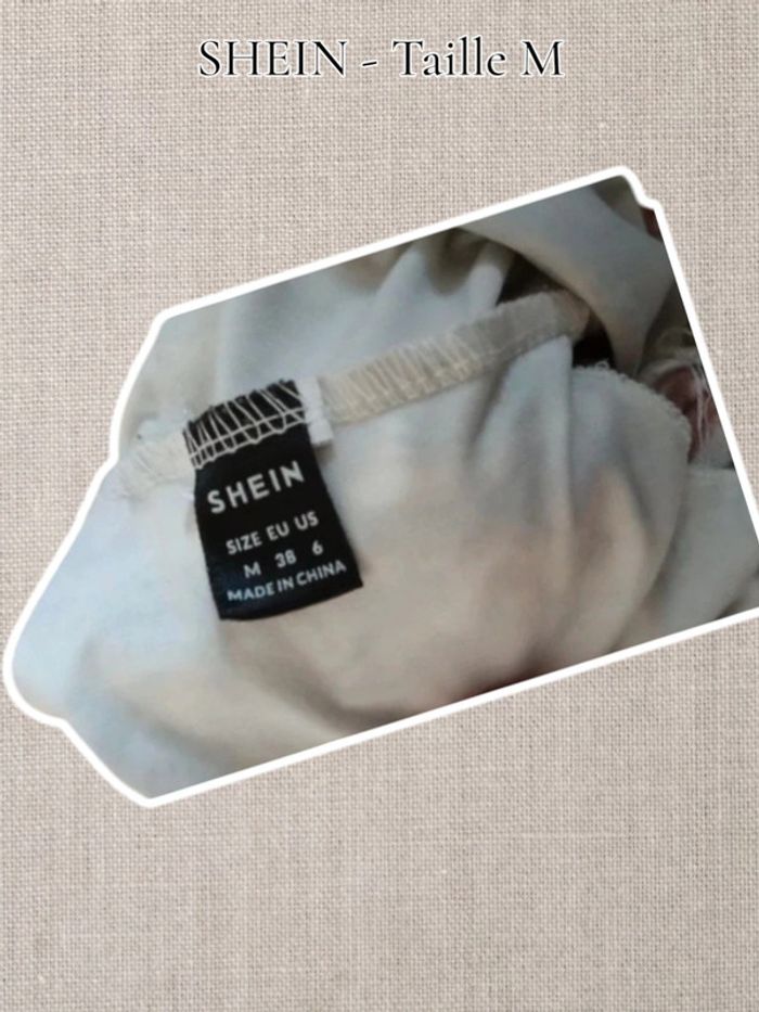 Crop top - Beige/Marron - Shein - Taille M - photo numéro 3
