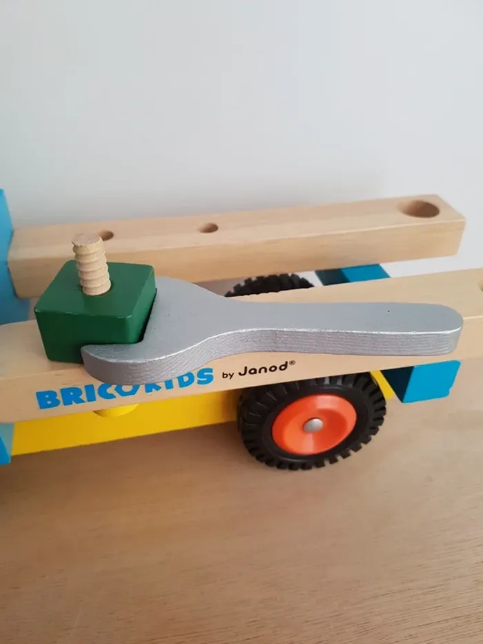 Janod Camion Brico'kids outils en bois bricolage - photo numéro 7