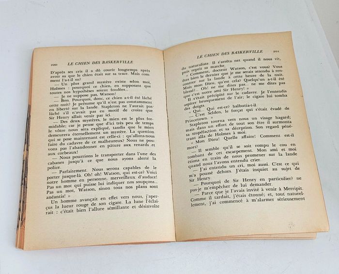 "Le chien des Baskerville. Sherlock Holmes", de Conan Doyle.
256 pages.
ISBN : 2.253.00314.X. - photo numéro 6