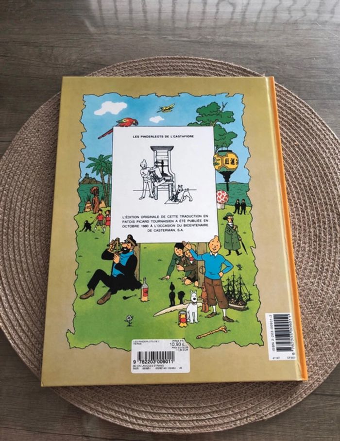 Bande dessinée - Tintin - les bijoux de la castafiore en ch’ti - neuve - photo numéro 2
