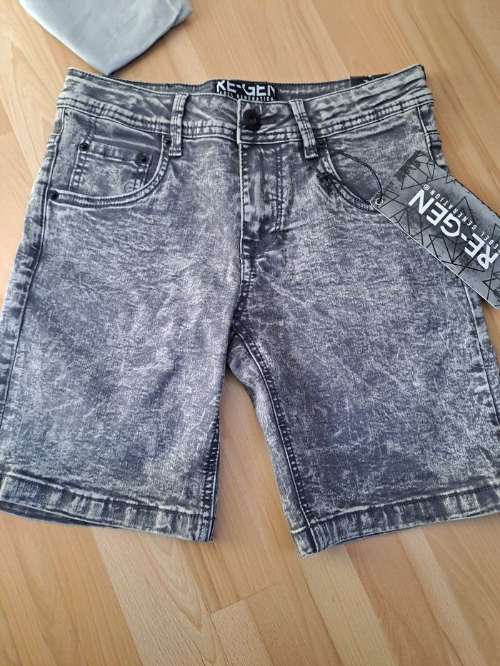 Short en jeans