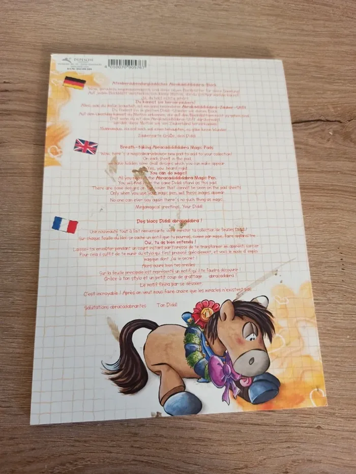Bloc Diddl A5 341 reste 35 feuilles. - photo numéro 2