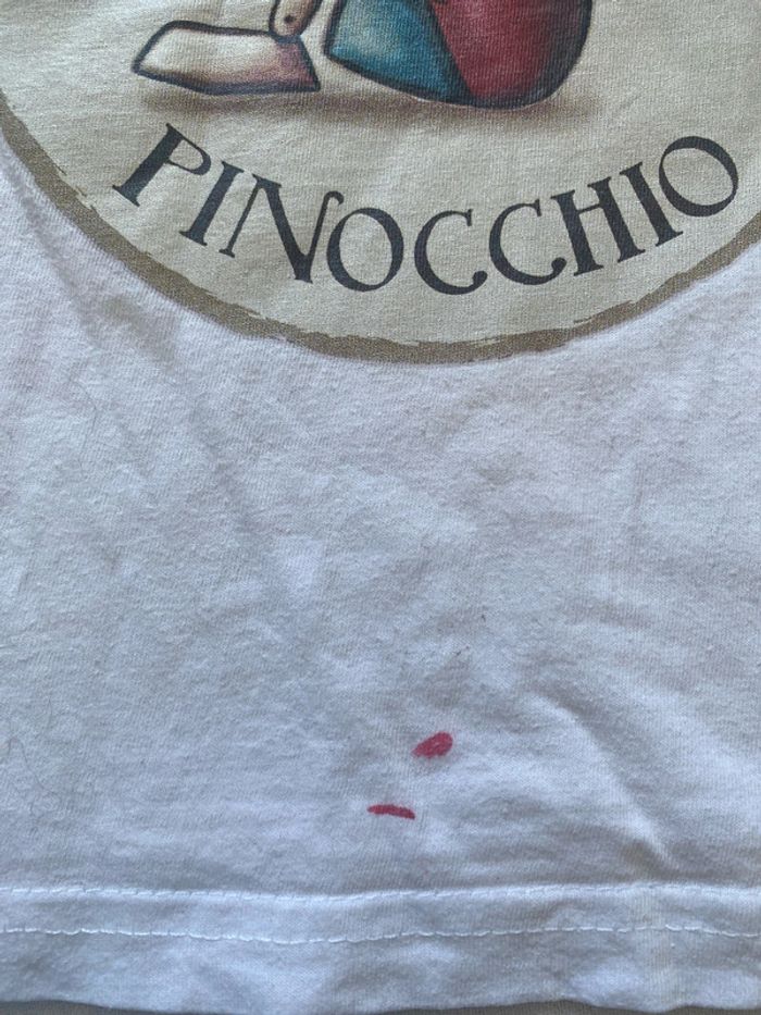 T-shirt manche courte Pinocchio taille 5 ans - photo numéro 3