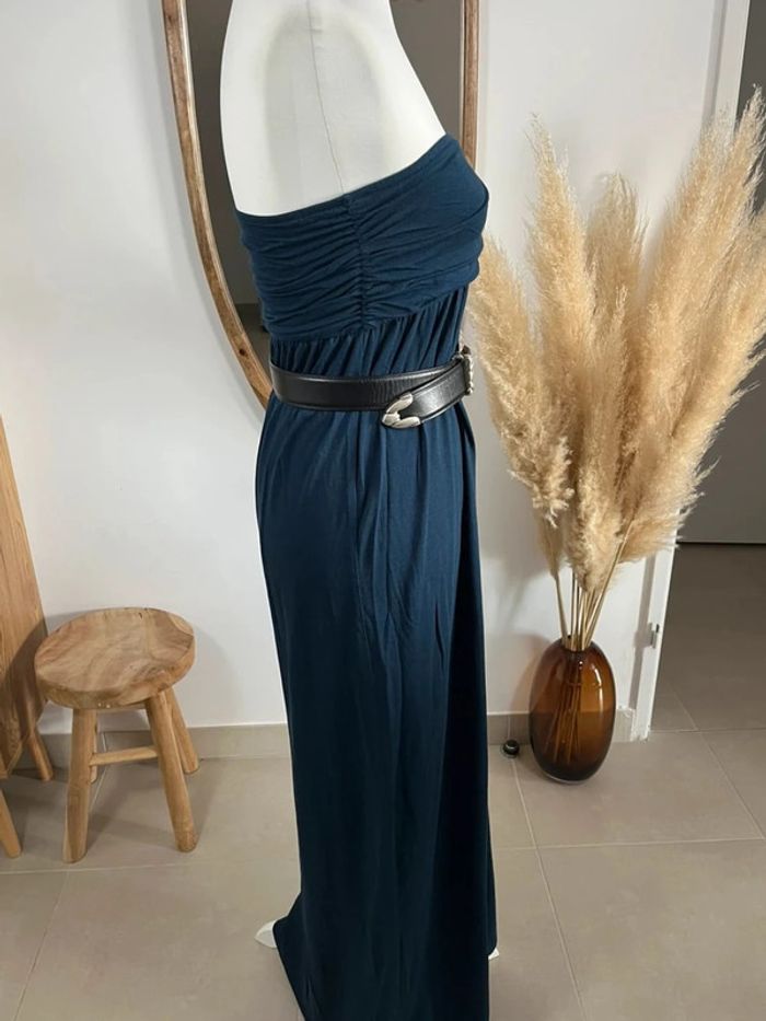 Robe longue bleu marine Karma Koma - photo numéro 4