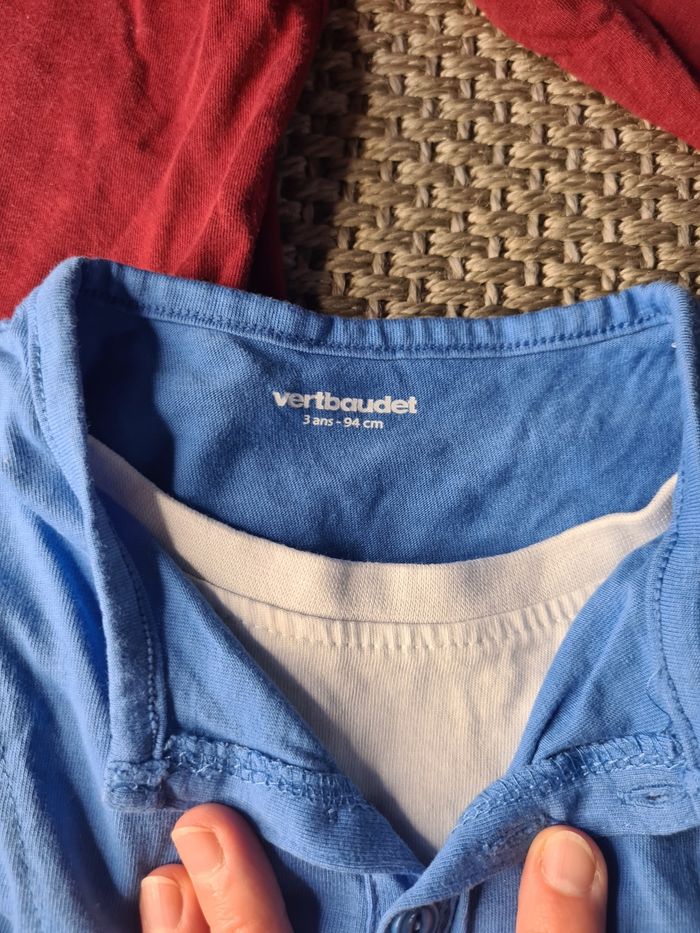Lot de 2 t shirts  ML épais garçon - 3 ans - photo numéro 10