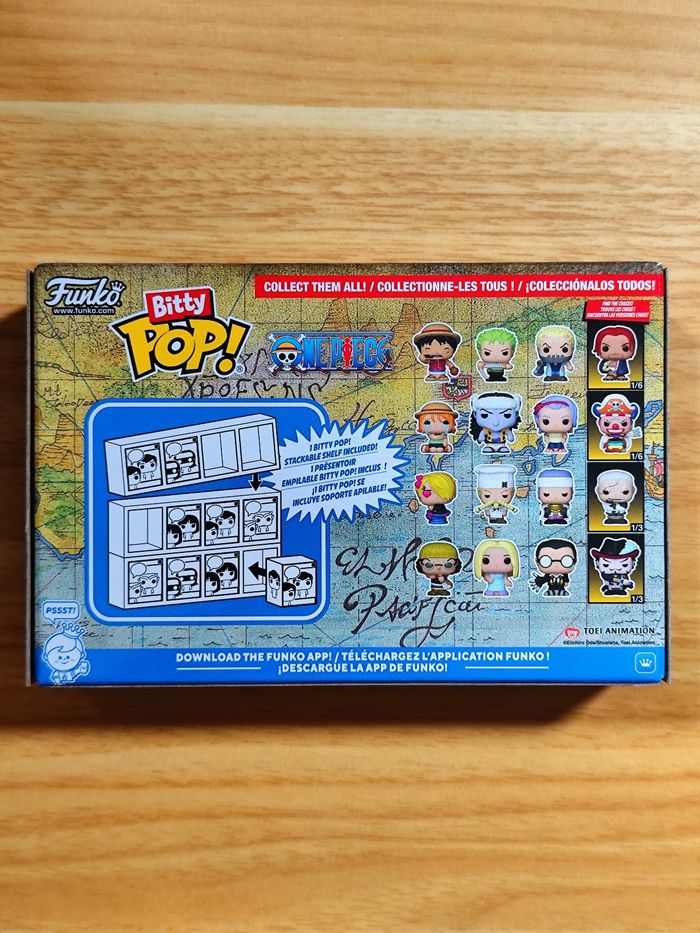 Boîte 4 Bitty Pop! - One Piece (Luffy, Zoro, Morgan, Shanks) - photo numéro 7