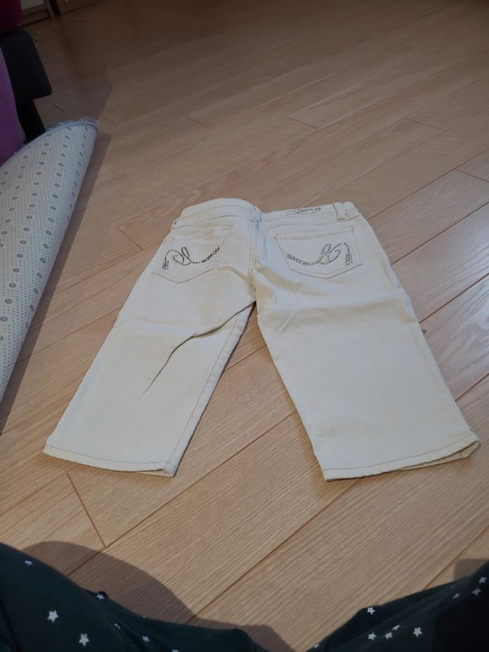 Short en jeans blanc - photo numéro 3
