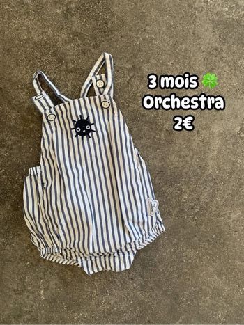 Barboteuse 🍀 3 mois 🍀 Orchestra