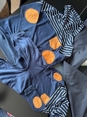 Tenue/pyjama sweat à capuche assortis bébé maman